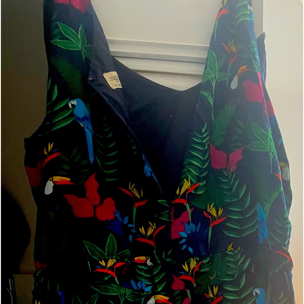 Floral jumper with pelicans size 12